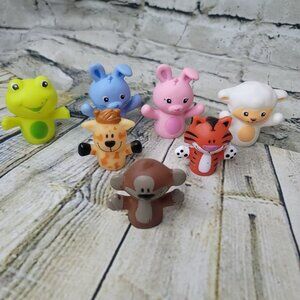 7 PCS Finger Puppets Set Mini Animals Finger Puppet for Storytelling Soft Bodies